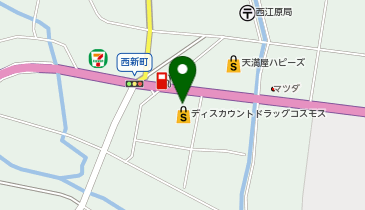 ドラッグストアコスモス 西江原店の地図画像