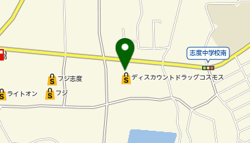 ドラッグストアコスモス 志度店の地図画像