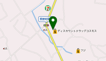 ドラッグストアコスモス 熊野店の地図画像