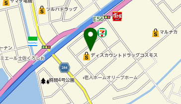 ドラッグストアコスモス 須崎店の地図画像