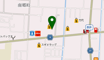 ドラッグストアコスモス 赤井店の地図画像