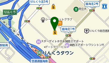 ドラッグストアコスモス りんくう店の地図画像