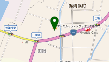 ドラッグストアコスモス 湯梨浜店の地図画像