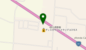 ドラッグストアコスモス 伯耆町店の地図画像