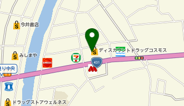 ドラッグストアコスモス 西川津店の地図画像