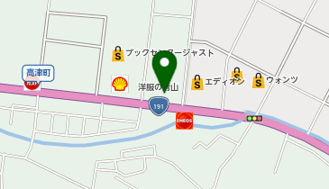 ドラッグストアコスモス 高津店の地図画像