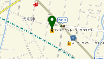 ドラッグストアコスモス 安八店の地図画像