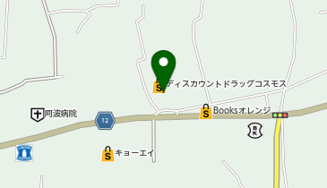 ドラッグストアコスモス 市場店の地図画像