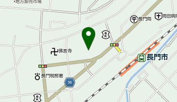 ドラッグストアコスモス 長門市駅店の地図画像