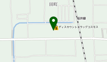 ドラッグストアコスモス 天理田町店の地図画像