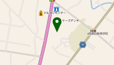 ドラッグストアコスモス 高瀬店の地図画像