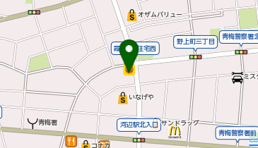 小僧寿し 小僧寿し河辺店の地図画像