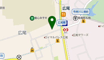 茶月 広尾店の地図画像