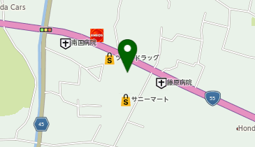 小僧寿し 小僧寿しサニーアクシス南国店の地図画像