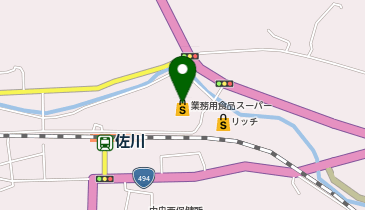 小僧寿し 小僧寿し佐川店の地図画像