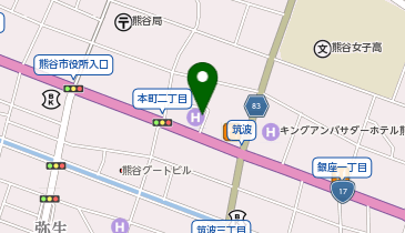 明光義塾 熊谷教室の地図画像