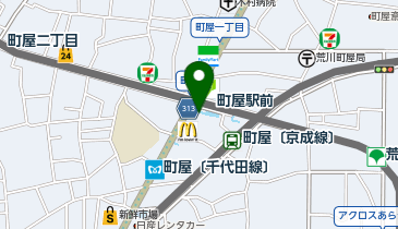 明光義塾 町屋教室の地図画像