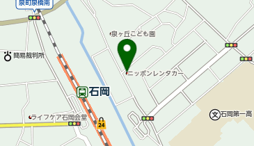 明光義塾 石岡教室の地図画像