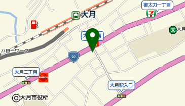 明光義塾 大月教室の地図画像