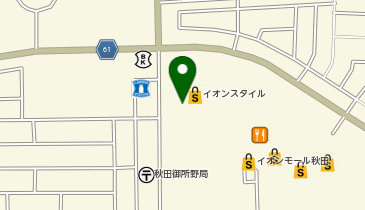 明光義塾 イオンモール秋田教室の地図画像