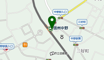明光義塾 信州中野駅前教室の地図画像