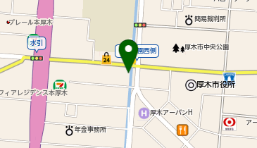 明光義塾 本厚木中央教室の地図画像