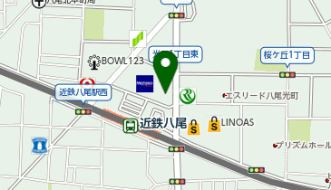 明光義塾 近鉄八尾教室の地図画像