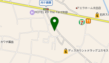 ほっかほっか亭太田内ケ島店の地図画像