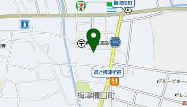 ほっかほっか亭梅津段町店の地図画像