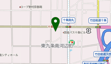 ほっかほっか亭十条烏丸店の地図画像