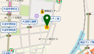 ほっかほっか亭大淀南店の地図画像