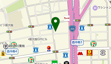 ほっかほっか亭西中島店の地図画像