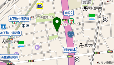 ほっかほっか亭豊崎店の地図画像