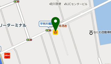 ほっかほっか亭平林大橋西店の地図画像