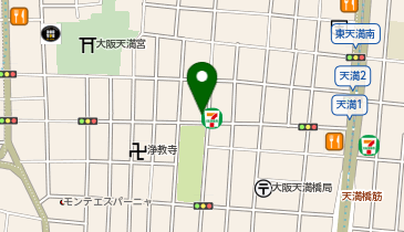 ほっかほっか亭天満4丁目店の地図画像