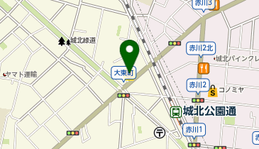 ほっかほっか亭大東町店の地図画像