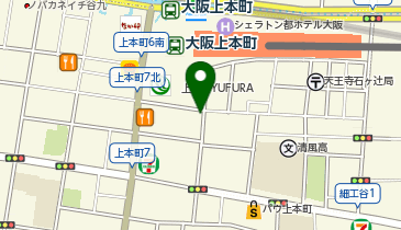 ほっかほっか亭上本町6丁目店の地図画像