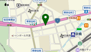 ほっかほっか亭京橋東野田店の地図画像