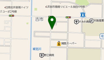 ほっかほっか亭城東古市店の地図画像