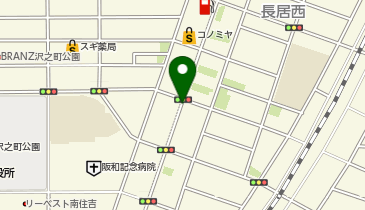 ほっかほっか亭南住吉店の地図画像
