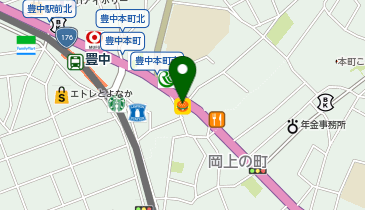 ほっかほっか亭豊中駅前店の地図画像