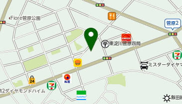 ほっかほっか亭菅原店の地図画像