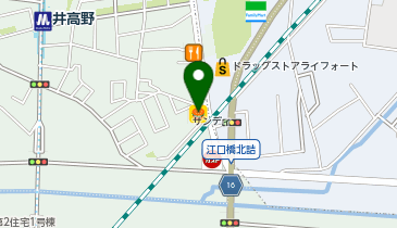 ほっかほっか亭北江口店の地図画像