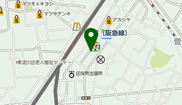 ほっかほっか亭淡路駅前店の地図画像