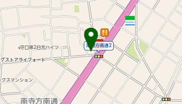 ほっかほっか亭南寺方店の地図画像