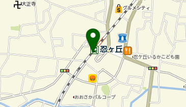 ほっかほっか亭忍ケ丘駅前店の地図画像
