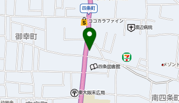 ほっかほっか亭瓢箪山店の地図画像