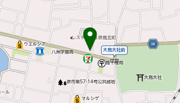 ほっかほっか亭おおとり神社前店の地図画像