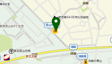 ほっかほっか亭泉北深阪店の地図画像