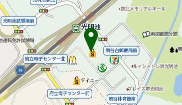 ほっかほっか亭光明池サンピア店の地図画像